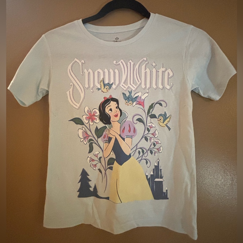 Disney Snow White Girls Short Sleeve Graphic T-Shirt 6/6X